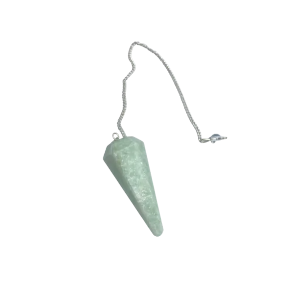 Pendule Pointe en Amazonite - Lithothérapie |Dans les Yeux de Gaïa