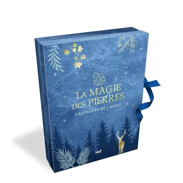 Calendrier de l'Avent - La magie des pierres (coffret) - bien être | Dans les yeux de Gaïa