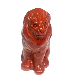 Petit Lion en Jaspe Rouge