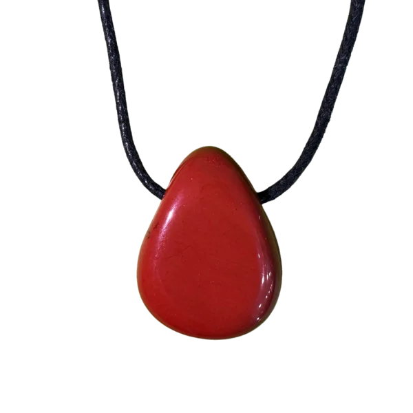 Cabochon en Jaspe rouge  - Confiance | dans les yeux de Gaïa