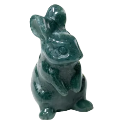 Petit Lapin en Agate Mousse