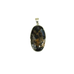 Pendentif en Pietersite serti en Argent 925 PIE02 - protection | Dans les yeux de Gaïa