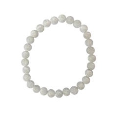 Bracelet en Pierre de Lune perles 6mm - Intuition | Dans les yeux de Gaïa