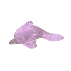 Dauphin en Quartz rose