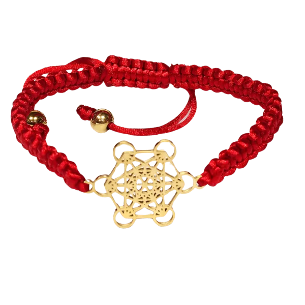Bracelet tressé Métatron Plaqué Or - Protection | Dans les Yeux de Gaïa