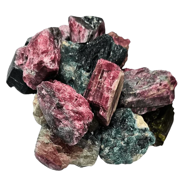 Tourmaline Melon d'eau brute - Lithothérapie | Dans les Yeux de Gaïa