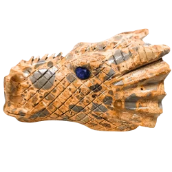 Tête de Dragon en Jaspe...