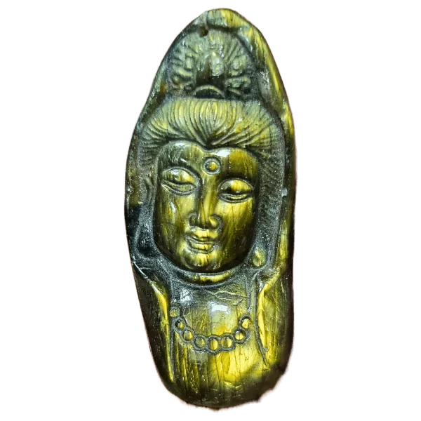Kuan Yin en Labradorite - Sculptures| Dans les Yeux de Gaïa