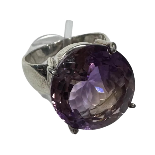 Bague en Amétrine sertie argent 925 - Bijoux | Dans les Yeux de Gaïa