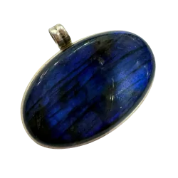 Pendentif Labradorite serti...