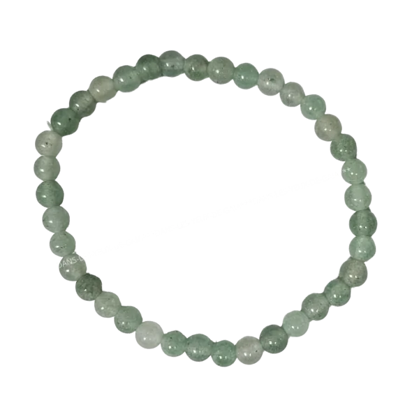 Bracelet en Aventurine verte taille enfant 4mm | Dans les Yeux de Gaïa