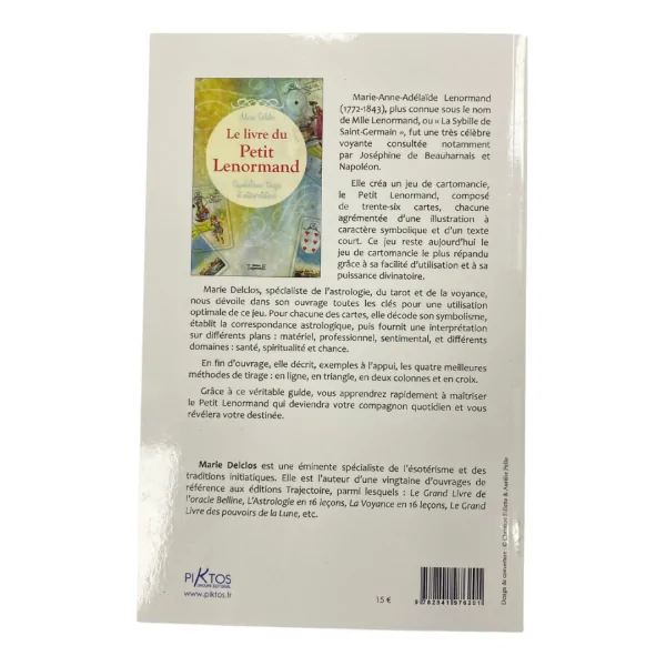 Livre du petit Lenormand - Marie Explications | Dans les yeux de Gaïa