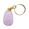 Porte clé doré en Quartz rose -  Réconfort | Dans les Yeux de Gaïa
