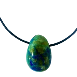 Cabochon en Azurite Malachite