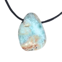 Cabochon en Larimar - Lithothérapie | Dans les Yeux de Gaïa