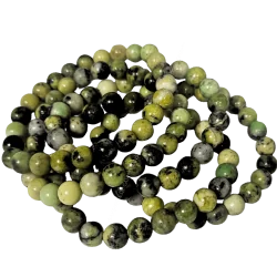 Bracelet en Serpentine 8mm