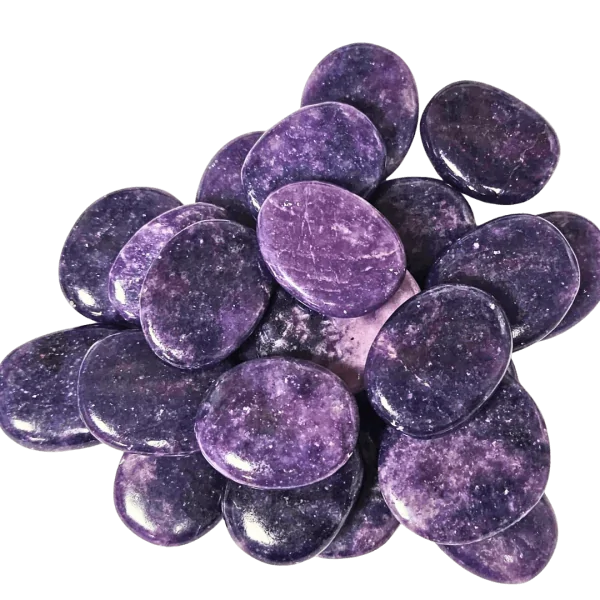 💜 Galet en Lépidolite – Calme| Dans les Yeux de Gaïa