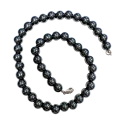 Collier en Hématite 10 mm