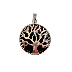 Pendentif arbre de vie Oeil de Taureau - Force | Dans les yeux de Gaïa