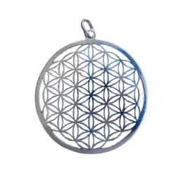 Pendentif Fleur de vie au...
