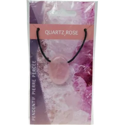 Collier Quartz Rose pierre...