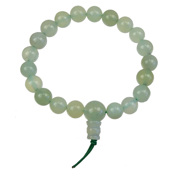 Bracelet mala tibétain - Serpentine