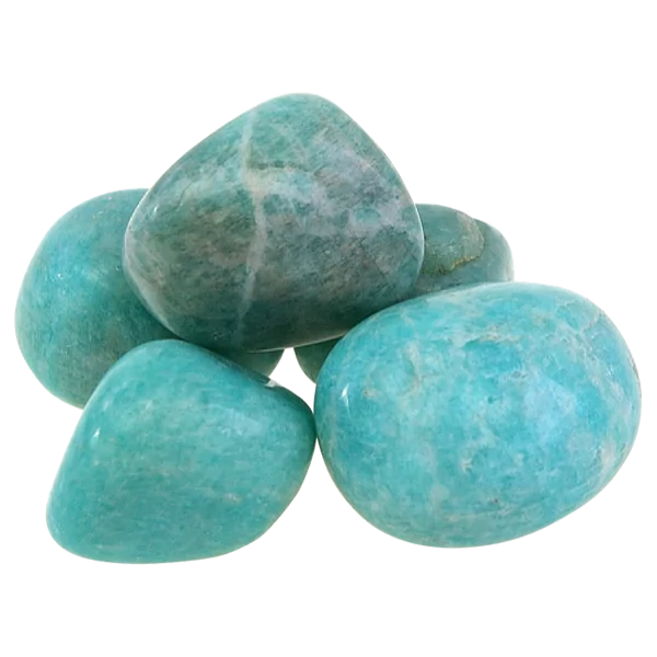 Pierre roulée Amazonite - Lithothérapie |Dans les Yeux de Gaïa