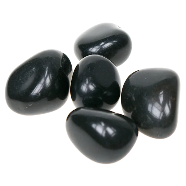 Pierre roulée Agate Noire - Lithothérapie |Dans les Yeux de Gaïa