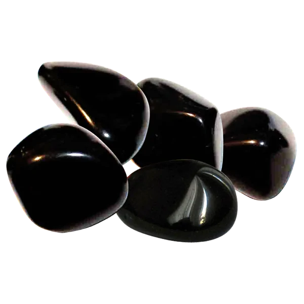Pierre Roulée en Obsidienne Noire | Dans les Yeux de Gaia