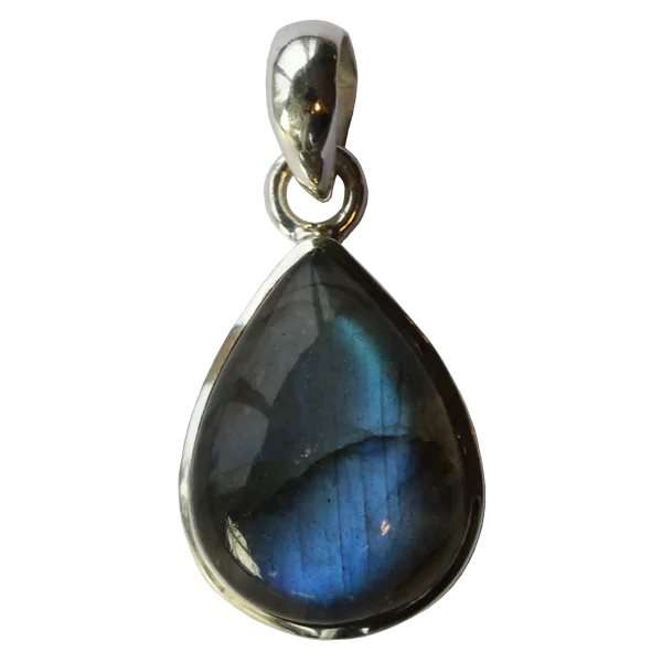 Pendentif Labradorite goutte Petit modèle 1 - Pendentif en minéraux |Dans les Yeux de Gaïa
