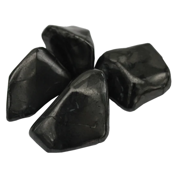 Pierres roulées en Shungite - Lithothérapie |Dans les Yeux de Gaia