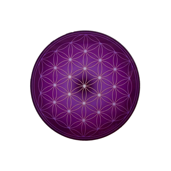Disque Harmonisant Fleur de vie violette | Rituel - Purification