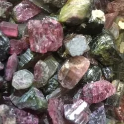 Pierre Roulée Tourmaline Melon d'Eau 1 - Lithothérapie |Dans les Yeux de Gaïa