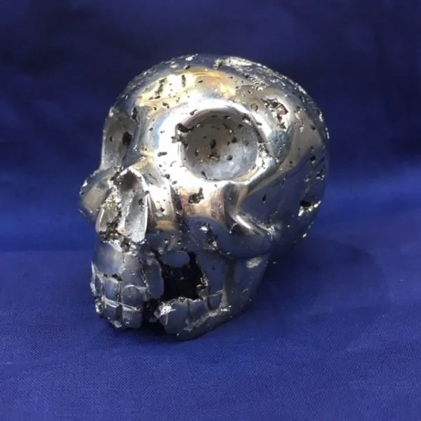 Crâne en Pyrite -3 | Crânes de Cristal | Dans les yeux de Gaïa
