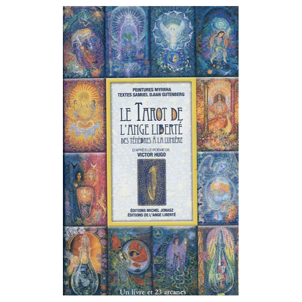 Le Tarot de l'Ange Liberté (Livre+Jeu) - Samuel Djian Gutemberg - Myrrha -  Couverture 2| Dans les Yeux de Gaïa