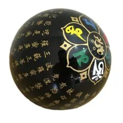 Sphère ornée en Obsidienne...