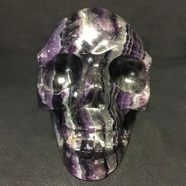 Crâne en Fluorite [CF2] | Crânes de Cristal | Dans les yeux de Gaïa