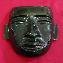Masque en Obsidienne Mentogochol -  Figurines | Dans les yeux de Gaïa