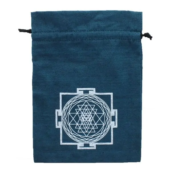 Bourse Shri Yantra Turquoise