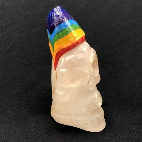 Crâne Inca en Cristal de Roche - Photo 1 | Dans les Yeux de Gaia