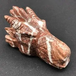 Tête de Dragon en Jaspe TD172