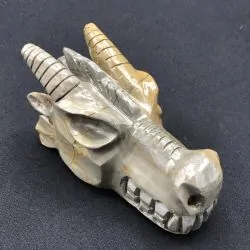 Tête de Dragon en Jaspe TD182
