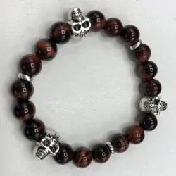 Bracelet Crânes Oeil de...