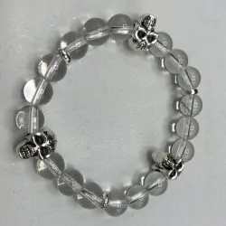 Bracelet Crânes Cristal de...