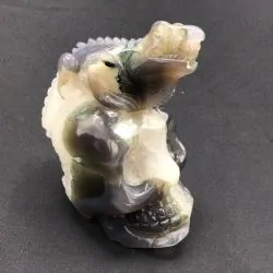 Crâne Agate Caméléon CAg4