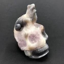 Crâne Agate Caméléon CAg6