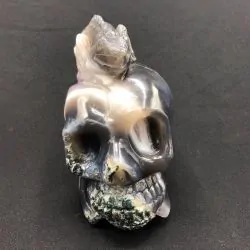 Crâne Agate Caméléon -1| Crânes de Cristal | Dans les yeux de Gaïa