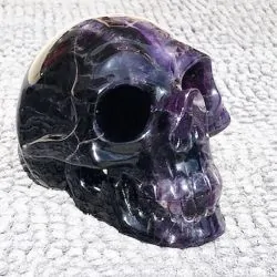 Crâne Creux Fluorite