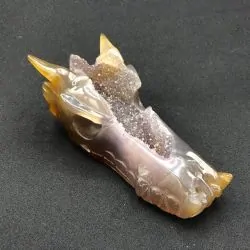 Tête de Dragon en Agate TD225
