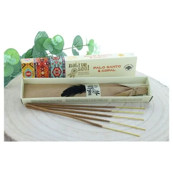 Encens Green Tree Native Soul Copal & Palo Santo – Purification, Harmonie, Rituel Chamanique | Dans les yeux de Gaïa